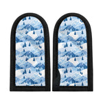 Skiing Mountain Print Skillet Handle Cover