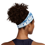 Skiing Mountain Print Sports Headband