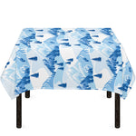 Skiing Mountain Print Tablecloth