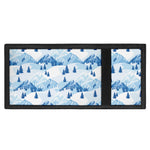 Skiing Mountain Print Trifold Wallet