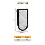 Watercolor Rocket Pattern Print Skillet Handle Cover
