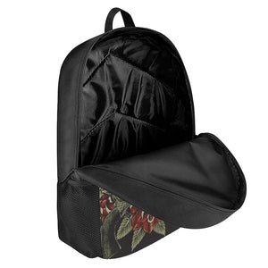 Skull And Roses Tattoo Print 17 Inch Backpack