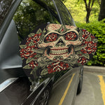 Skull And Roses Tattoo Print Car Side Mirror Covers