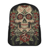 Skull And Roses Tattoo Print Casual Backpack