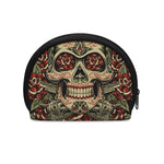 Skull And Roses Tattoo Print Coin Purse