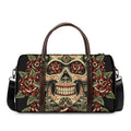 Skull And Roses Tattoo Print Duffel Bag