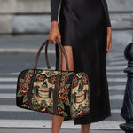 Skull And Roses Tattoo Print Duffle Bag