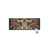 Skull And Roses Tattoo Print Extended Mouse Pad