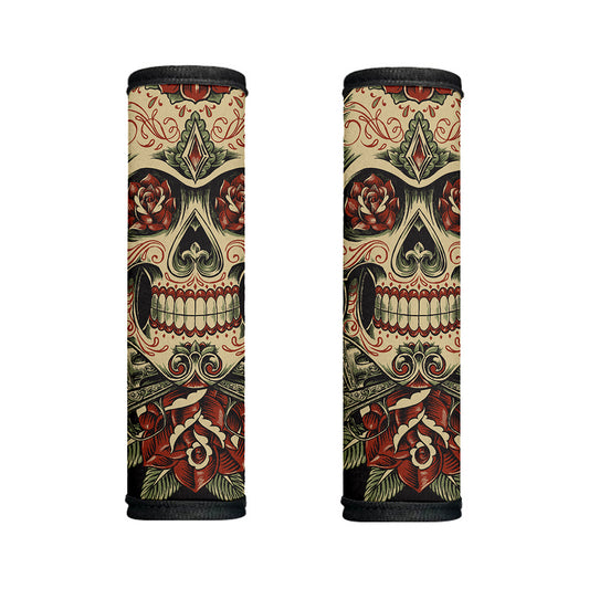 Skull And Roses Tattoo Print Handle Covers