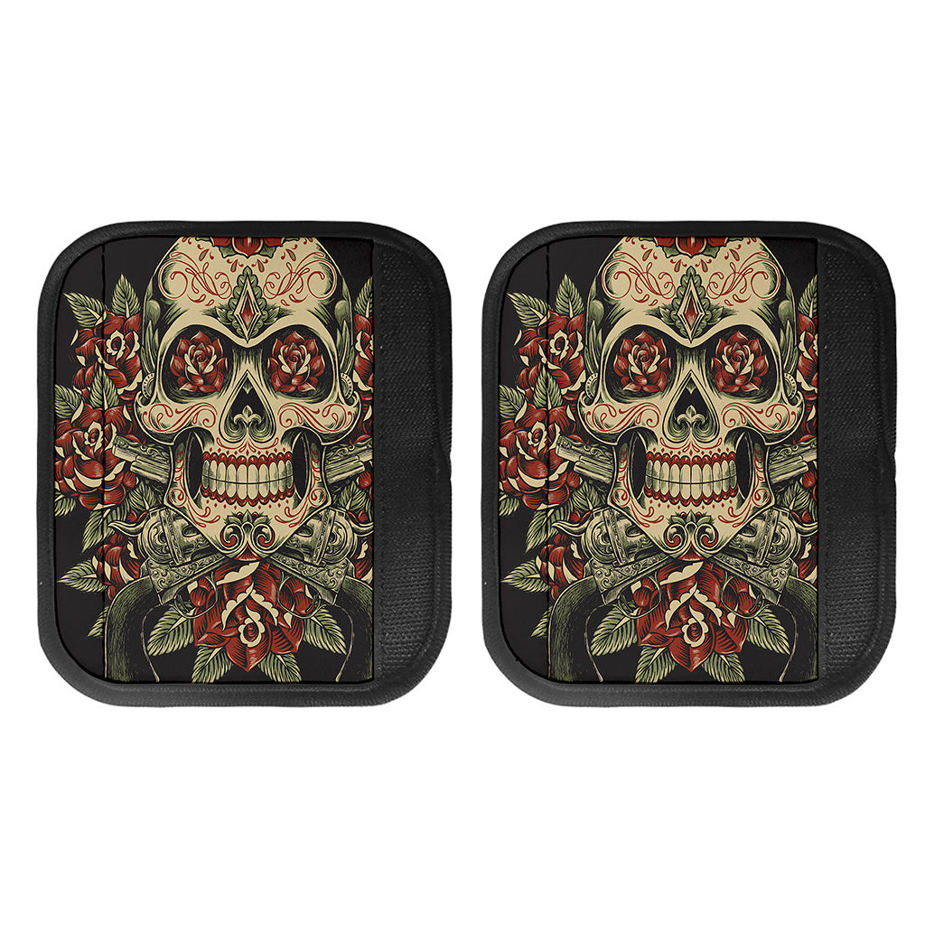 Skull And Roses Tattoo Print Handle Covers