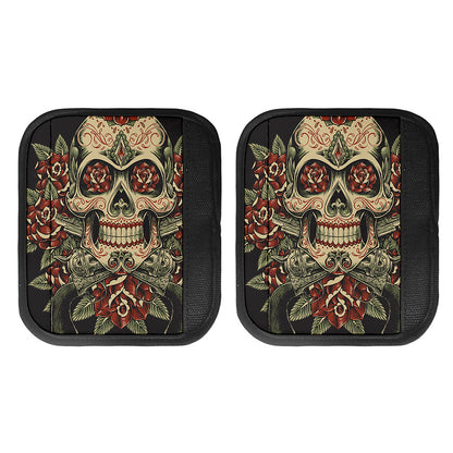 Skull And Roses Tattoo Print Handle Covers