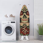 Skull And Roses Tattoo Print Ironing Board Cover