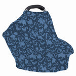 Skull Denim Jeans Pattern Print Baby Seat Cover