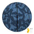Skull Denim Jeans Pattern Print Basketball