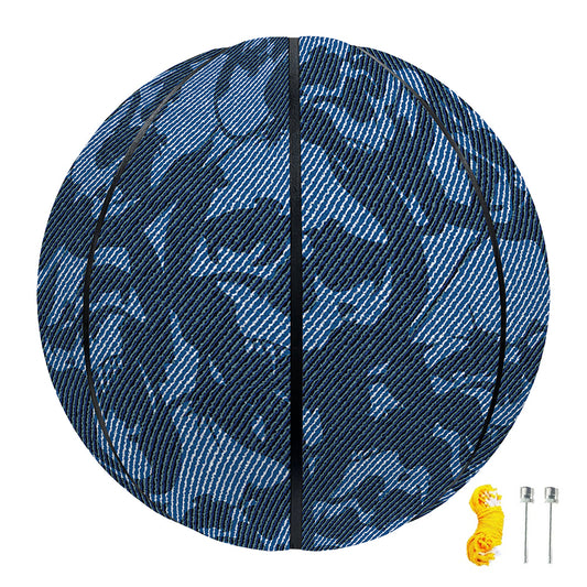Skull Denim Jeans Pattern Print Basketball