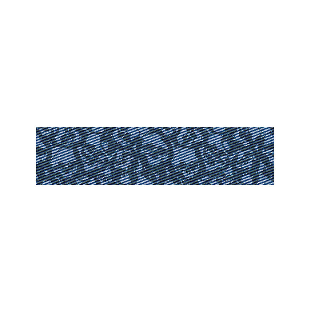 Skull Denim Jeans Pattern Print Bed Runner