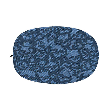 Skull Denim Jeans Pattern Print Car Side Mirror Covers