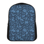 Skull Denim Jeans Pattern Print Casual Backpack