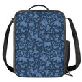 Skull Denim Jeans Pattern Print Crossbody Lunch Bag