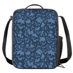 Skull Denim Jeans Pattern Print Crossbody Lunch Bag