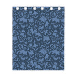 Skull Denim Jeans Pattern Print Curtain