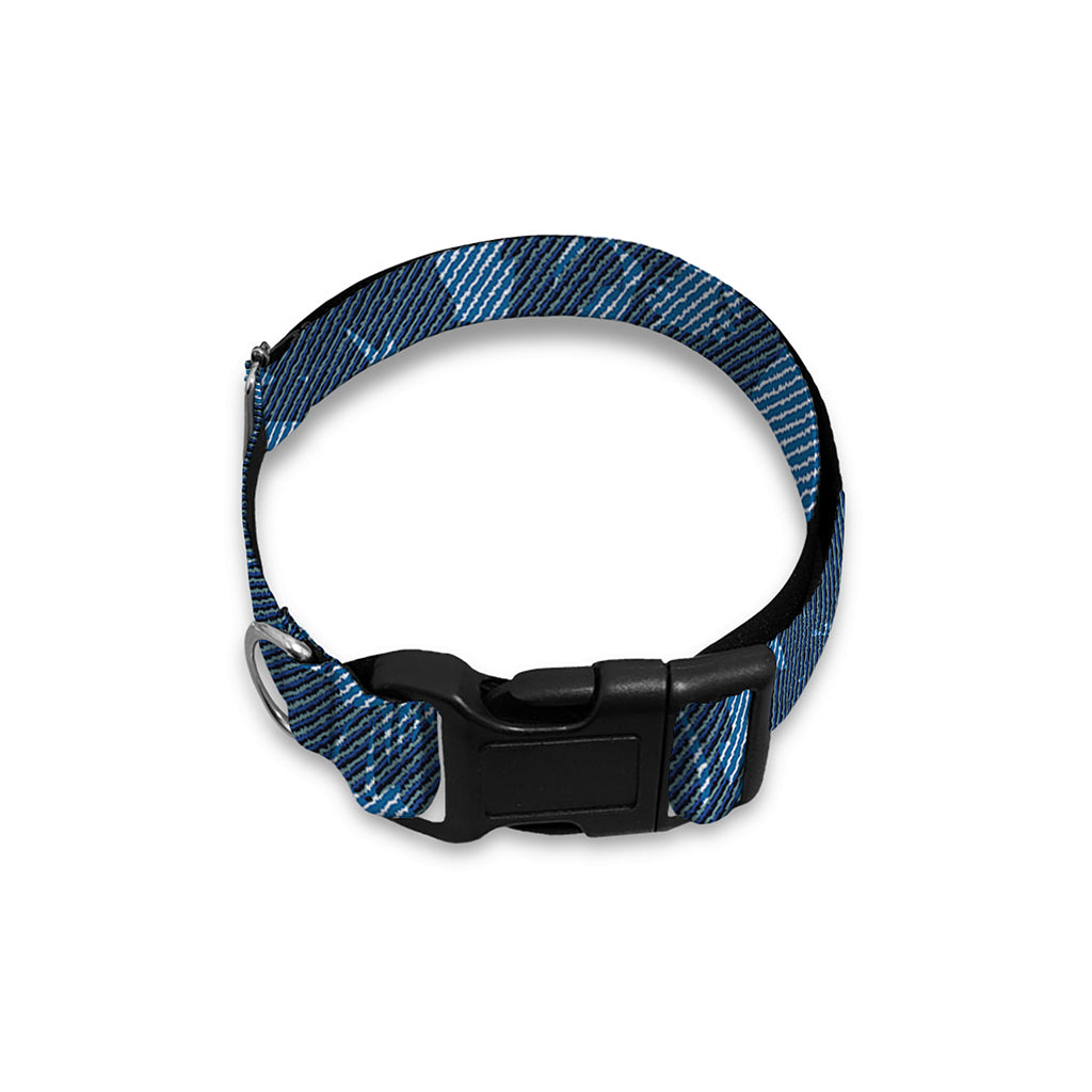 Skull Denim Jeans Pattern Print Dog Collar