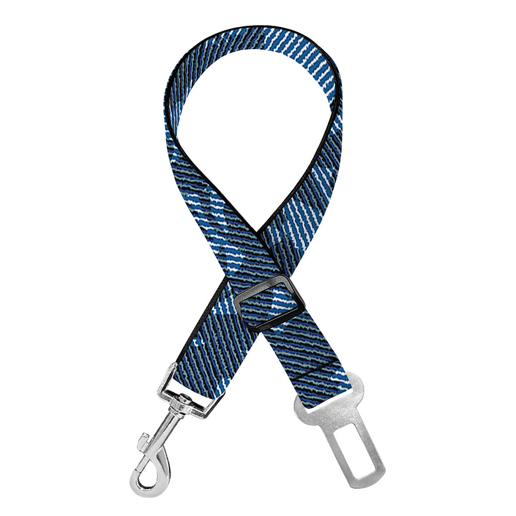 Skull Denim Jeans Pattern Print Dog Seat Belt