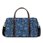 Skull Denim Jeans Pattern Print Duffle Bag