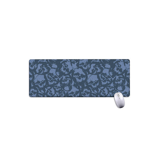 Skull Denim Jeans Pattern Print Extended Mouse Pad