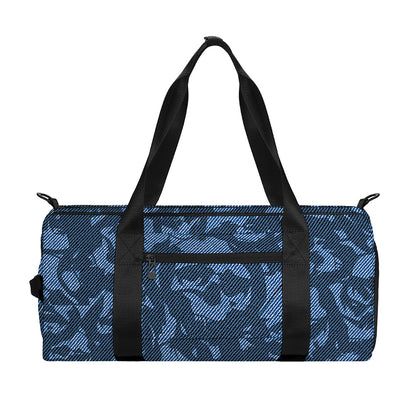 Skull Denim Jeans Pattern Print Gym Bag