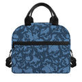 Skull Denim Jeans Pattern Print Insulated Lunch Bag