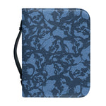 Skull Denim Jeans Pattern Print Leather Bible Cover