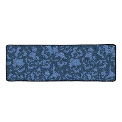 Skull Denim Jeans Pattern Print Long Kitchen Mat
