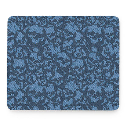 Skull Denim Jeans Pattern Print Mouse Pad