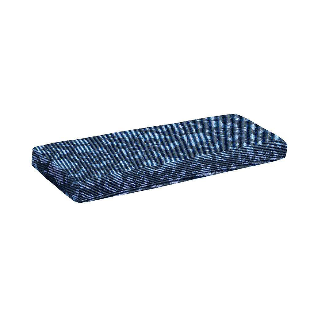 Skull Denim Jeans Pattern Print Piano Keyboard Cover