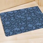 Skull Denim Jeans Pattern Print Polyester Doormat