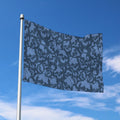 Skull Denim Jeans Pattern Print Polyester Flag