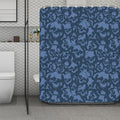 Skull Denim Jeans Pattern Print Polyester Shower Curtain