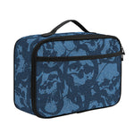 Skull Denim Jeans Pattern Print Portable Lunch Bag