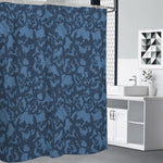 Skull Denim Jeans Pattern Print Premium Shower Curtain