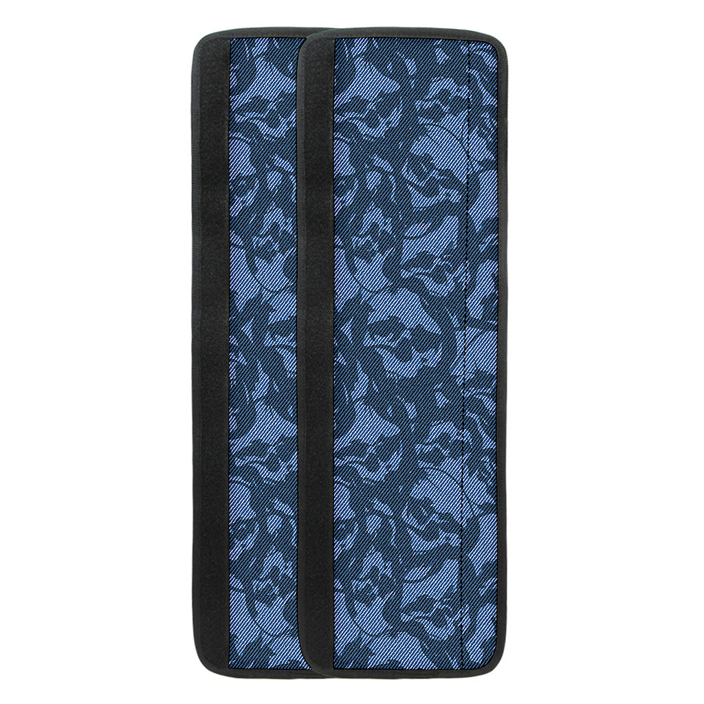 Skull Denim Jeans Pattern Print Refrigerator Handle Covers