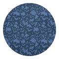 Skull Denim Jeans Pattern Print Round Blanket
