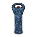 Skull Denim Jeans Pattern Print Single Neoprene Wine Tote