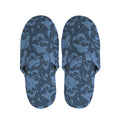 Skull Denim Jeans Pattern Print Slippers