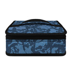 Skull Denim Jeans Pattern Print Small Lunch Bag