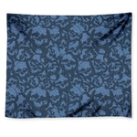 Skull Denim Jeans Pattern Print Tapestry