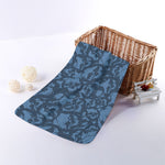 Skull Denim Jeans Pattern Print Towel