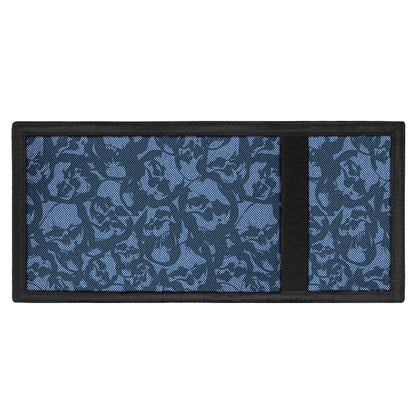 Skull Denim Jeans Pattern Print Trifold Wallet