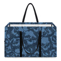 Skull Denim Jeans Pattern Print Utility Tote Bag
