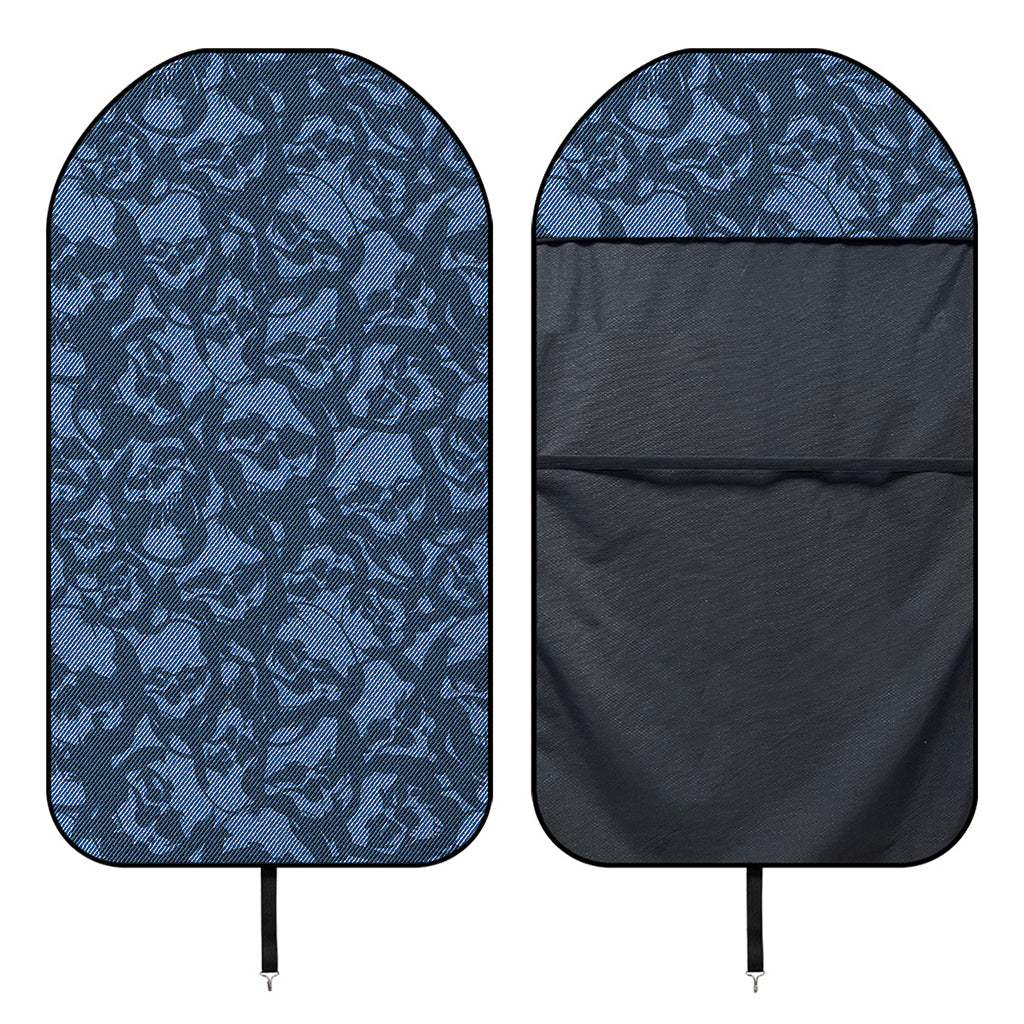 Skull Denim Jeans Pattern Print Waterproof Car Seat Cover